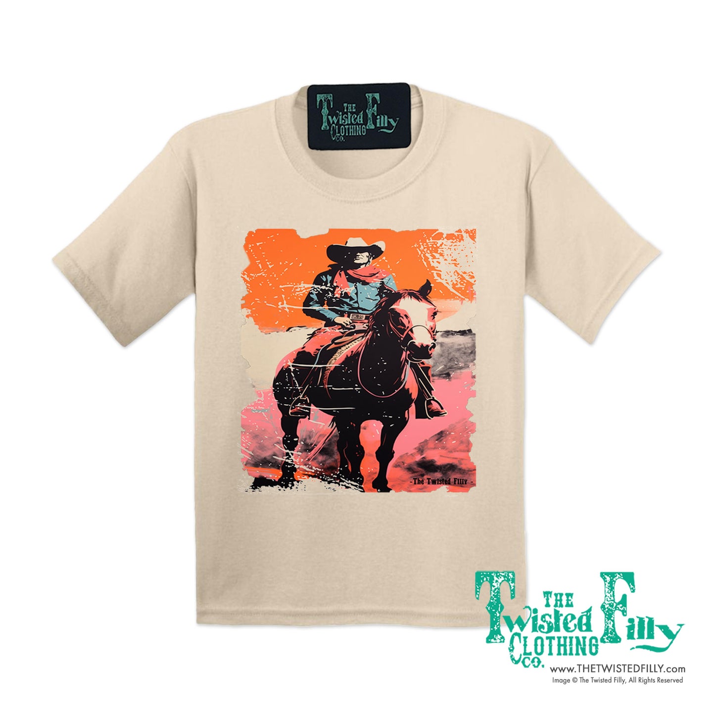 Desert Cowboy - S/S Youth Tee - Assorted Colors