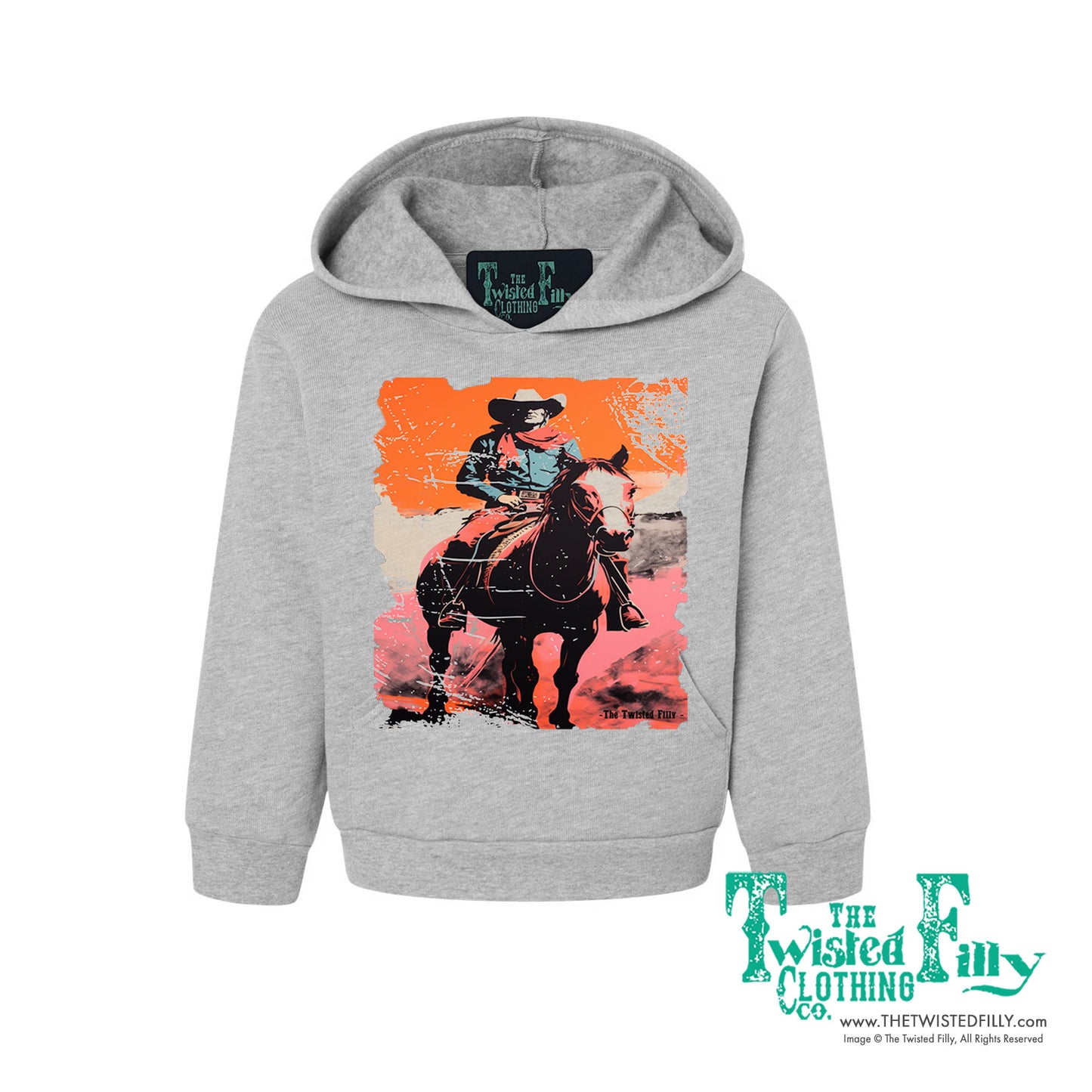 Desert Cowboy - Toddler Hoodie - Assorted Colors