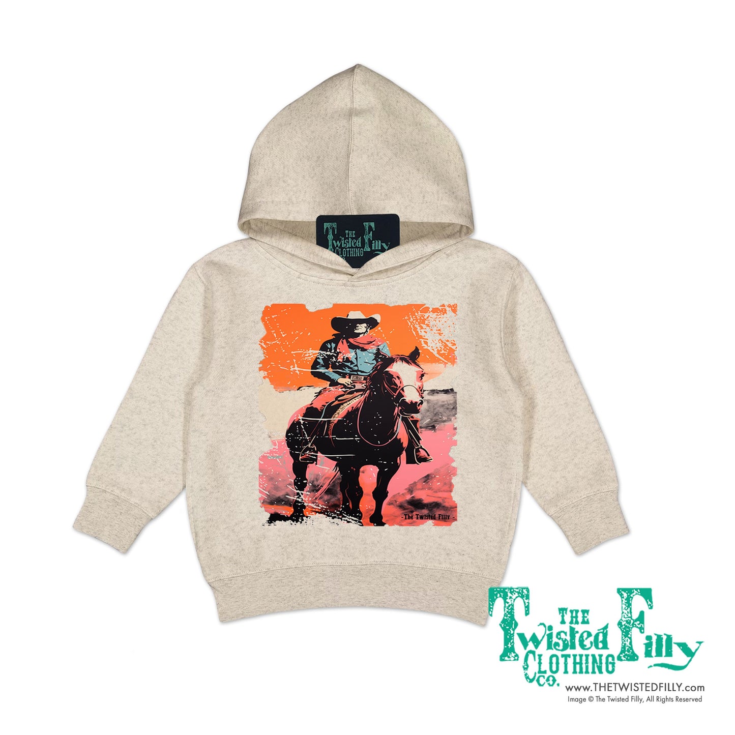 Desert Cowboy - Toddler Hoodie - Assorted Colors