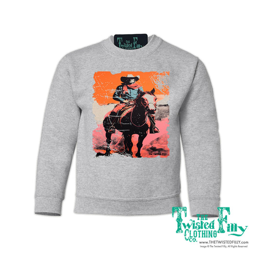 Desert Cowboy - Youth Sweatshirt - Assorted Colors