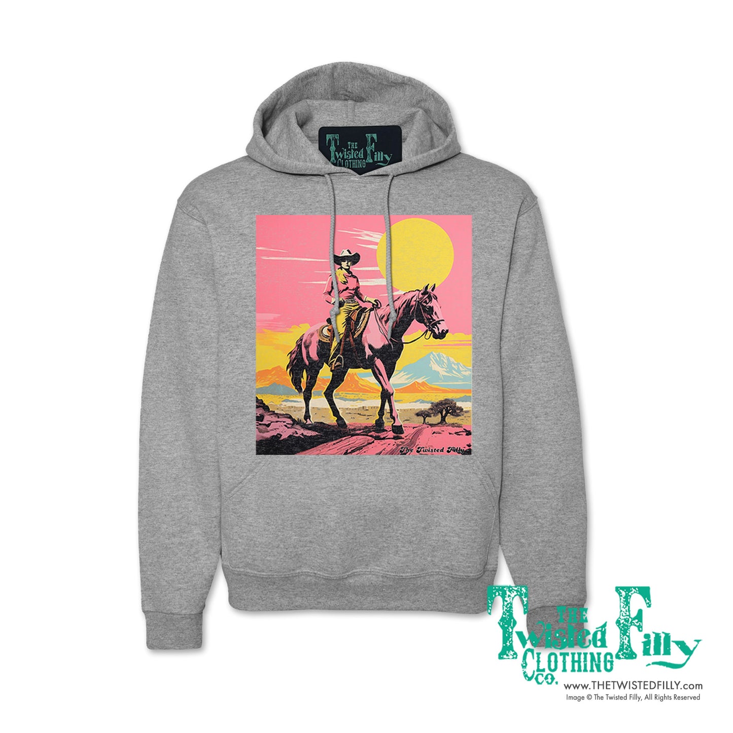 Desert Cowgirl - Adult Womens Hoodie - Assorted Colors