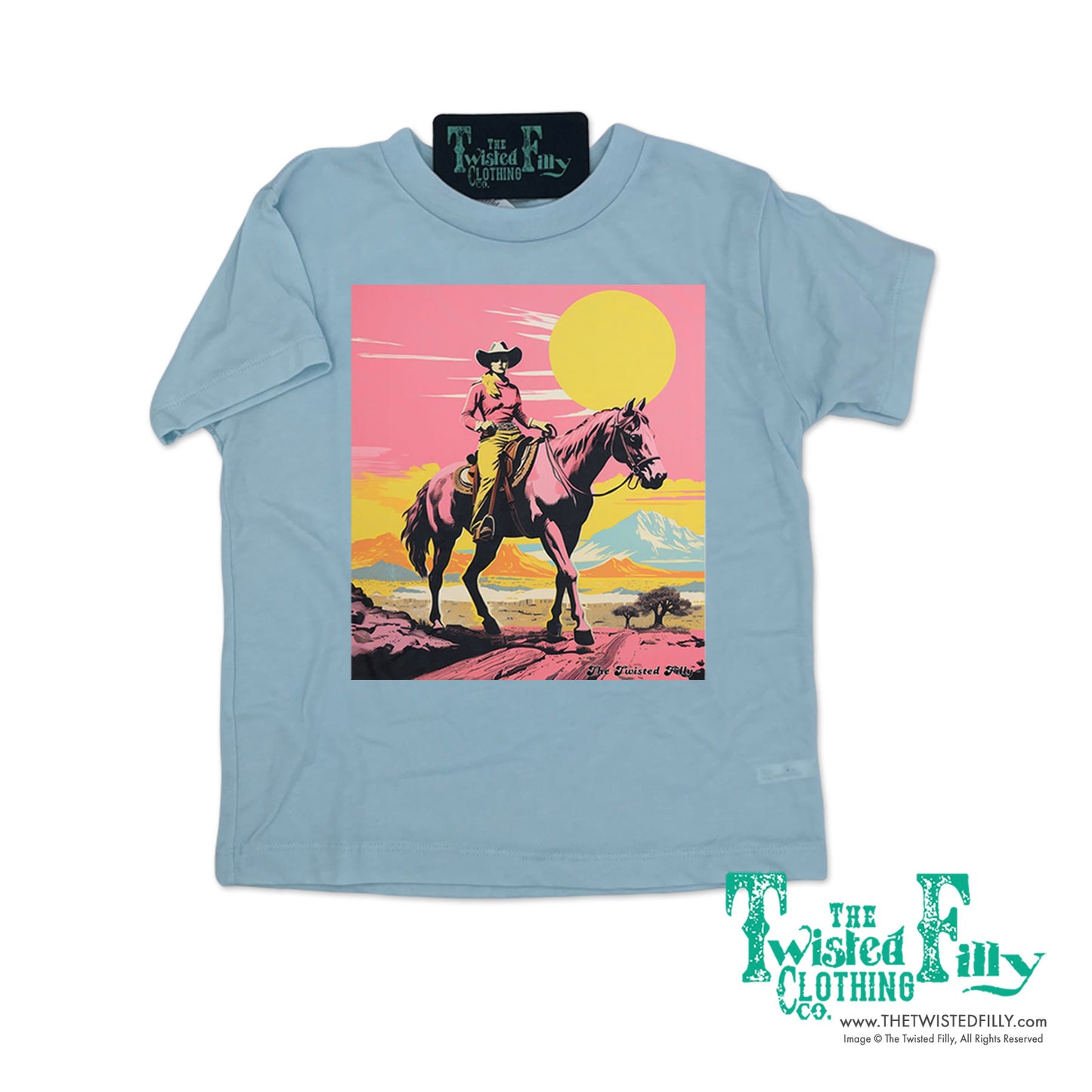 Desert Cowgirl- S/S Girls Youth Tee - Assorted Colors
