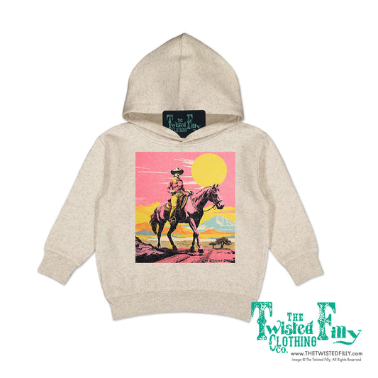 Desert Cowgirl - Toddler Girls Hoodie - Assorted Colors