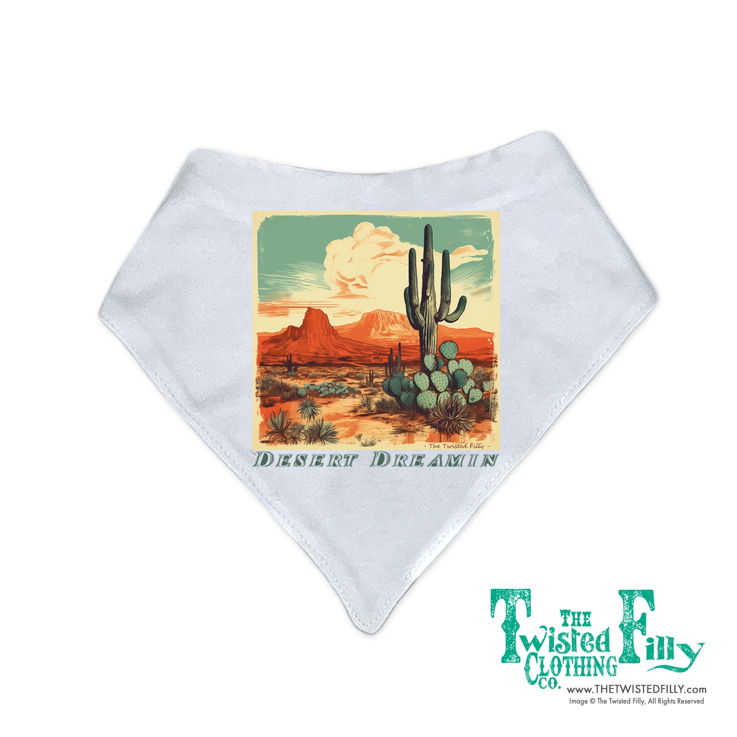 Desert Dreamin' - Infant Bandana Bib - Assorted Colors