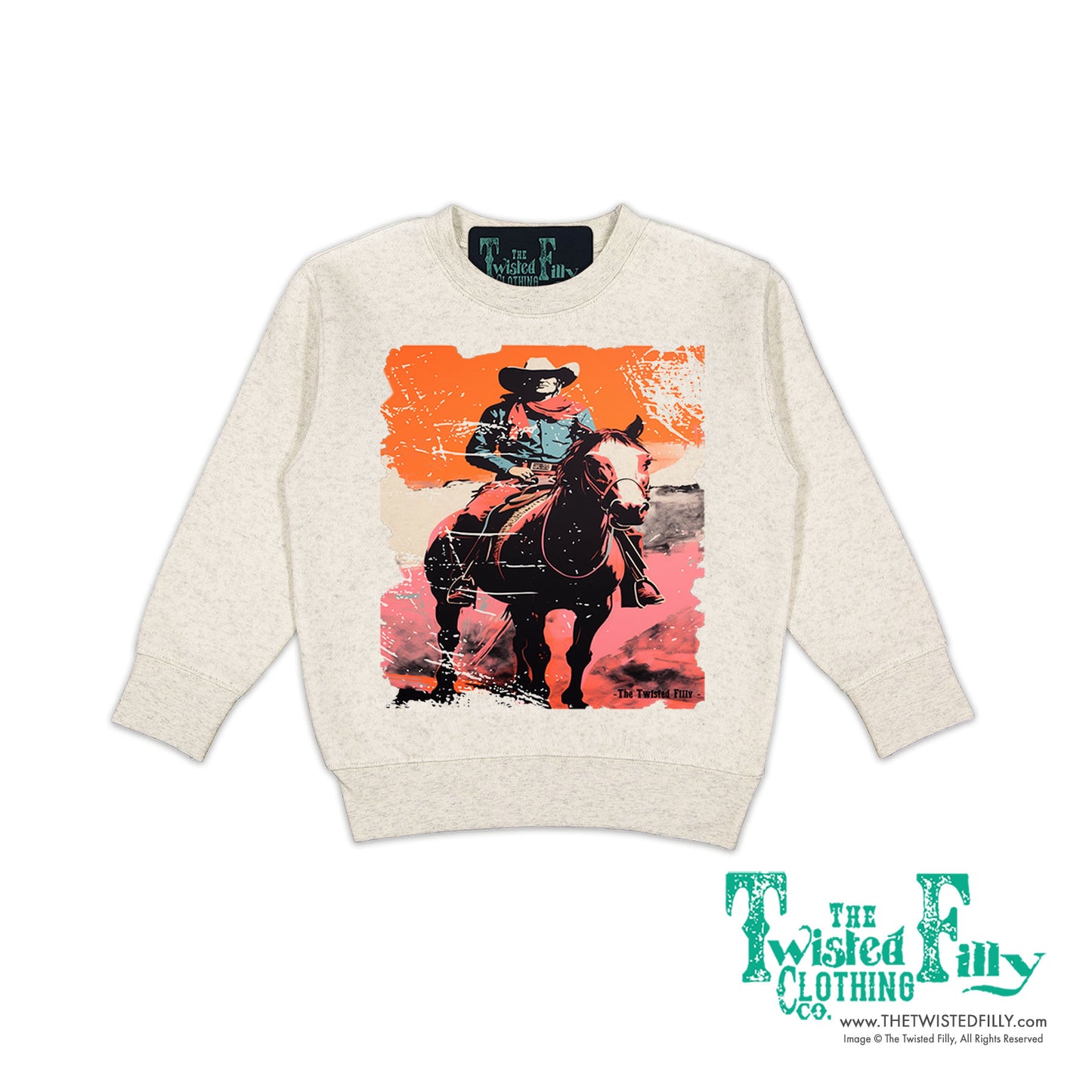 Desert Cowboy - Toddler Sweatshirt - Assorted Colors