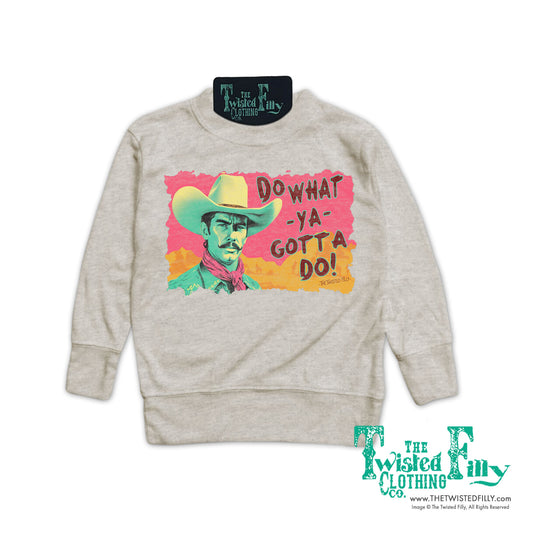 Do What Ya Gotta Do - Youth Pullover - Oatmeal