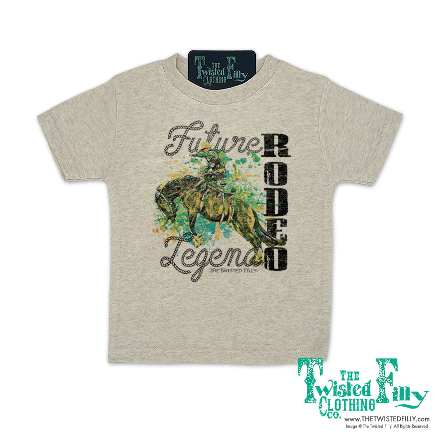 Future Rodeo Legend Bronc - S/S Infant Tee - Oatmeal