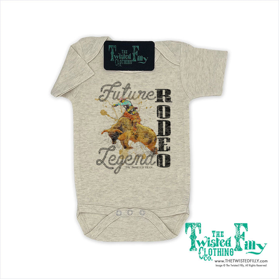 Future Rodeo Legend Bull - Infant One Piece - Oatmeal