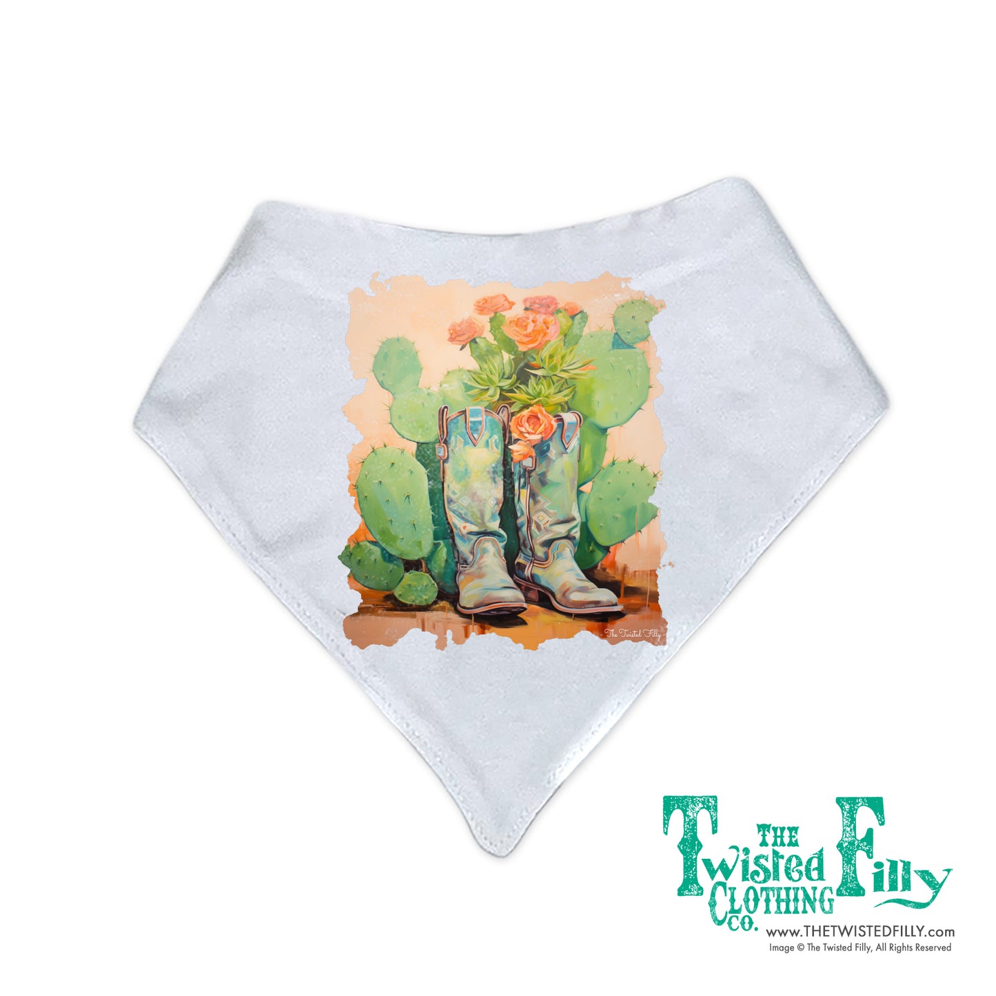 Garden Boots - Infant Bandana Bib - Assorted Colors