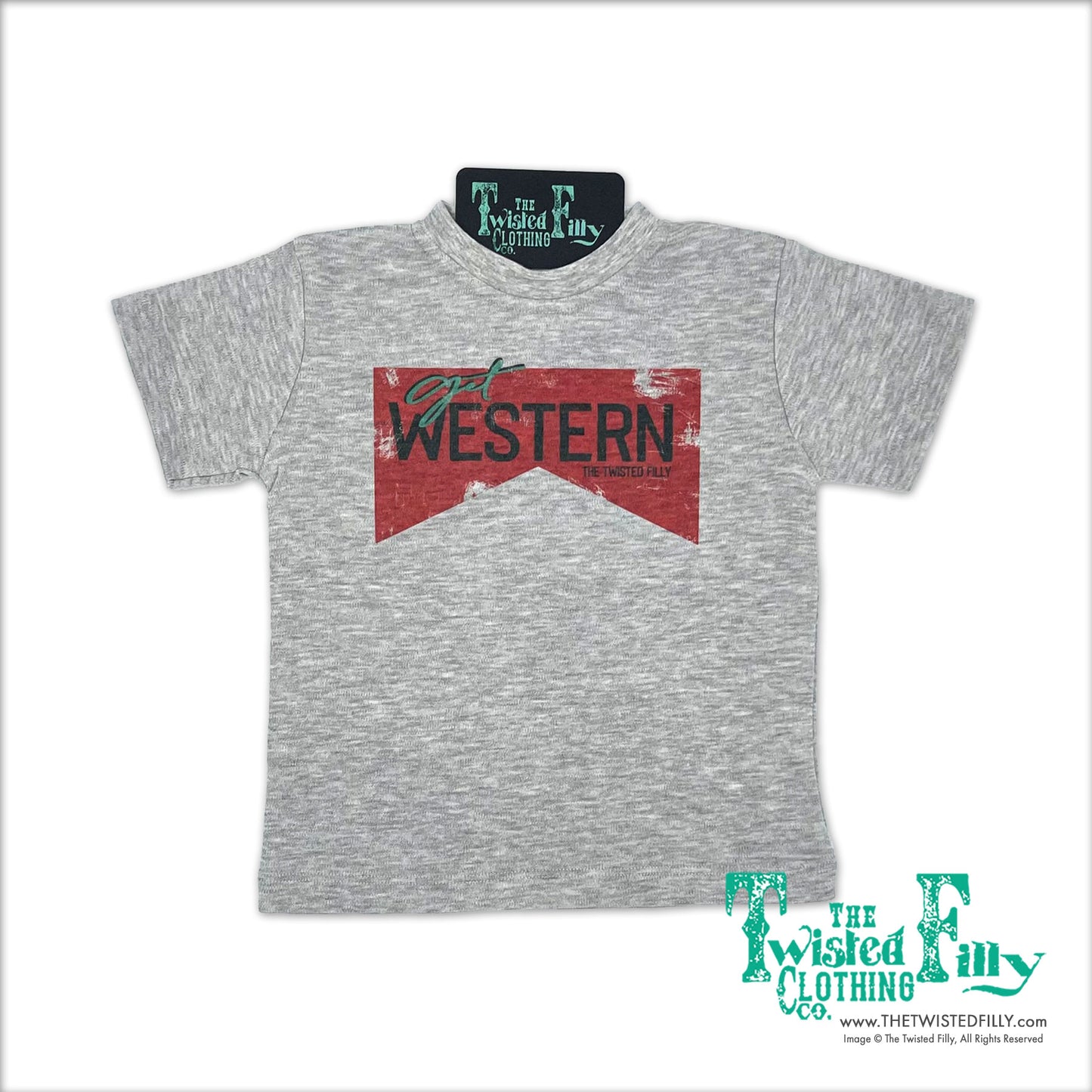 Get Western - S/S Infant Tee - Grey