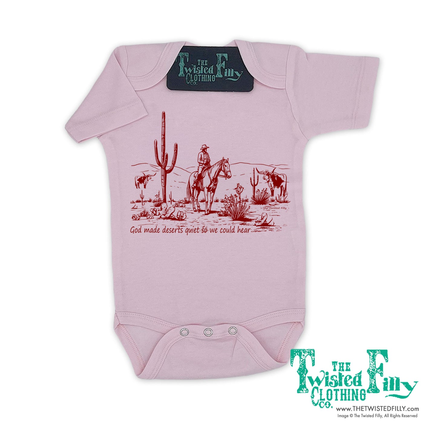 God Made Deserts - S/S Infant One Piece - Assorted Colors