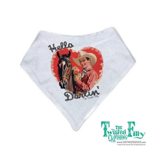 Hello Darlin' Infant Bandana Bib - Assorted Colors