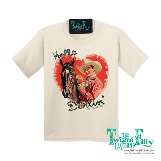 Hello Darlin' - S/S Toddler Tee - Assorted Colors