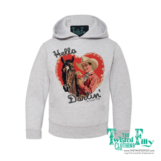 Hello Darlin' - Youth Hoodie - Assorted Colors