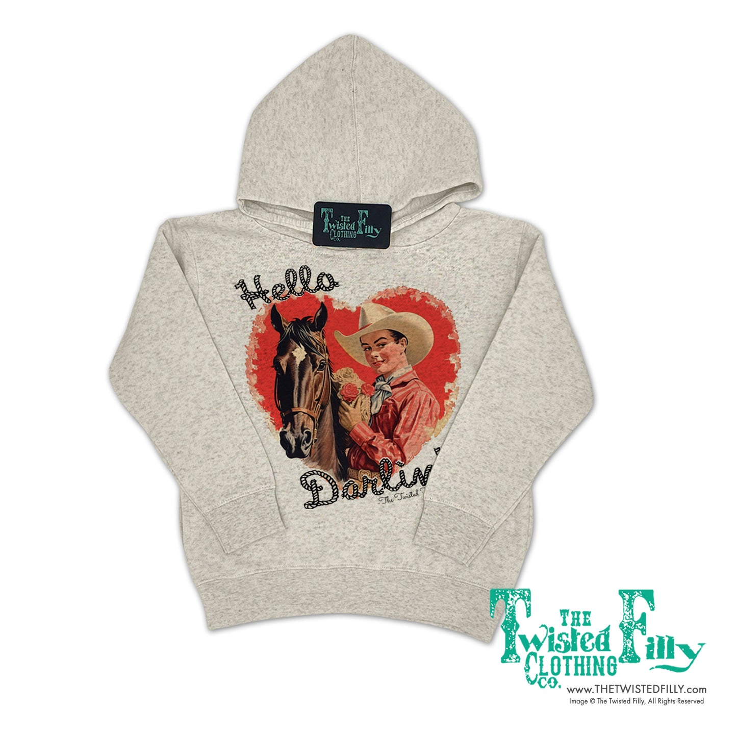 Hello Darlin' - Youth Hoodie - Assorted Colors