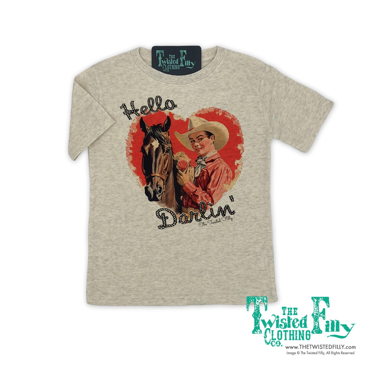 Hello Darlin' - S/S Youth Tee - Assorted Colors