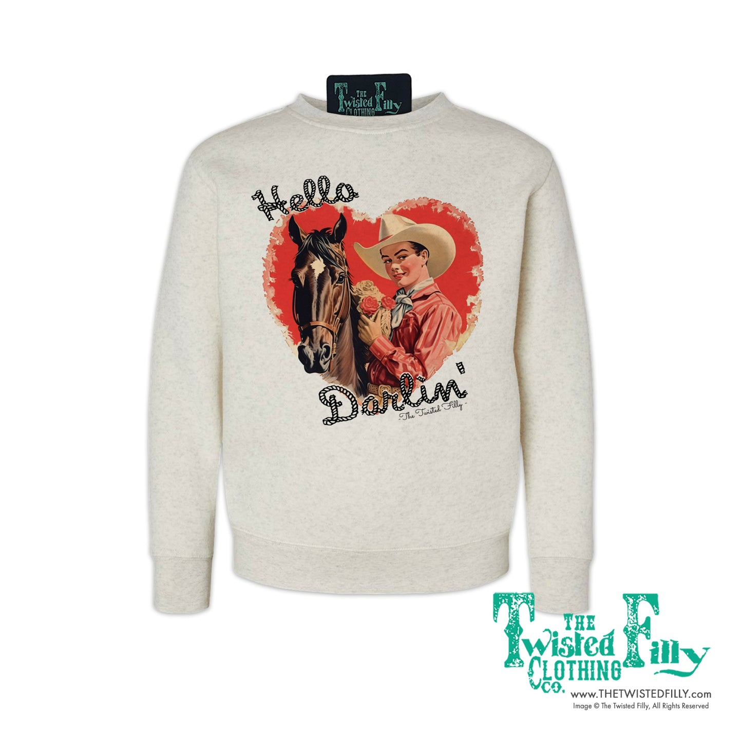 Hello Darlin' - Youth Sweatshirt - Assorted Colors