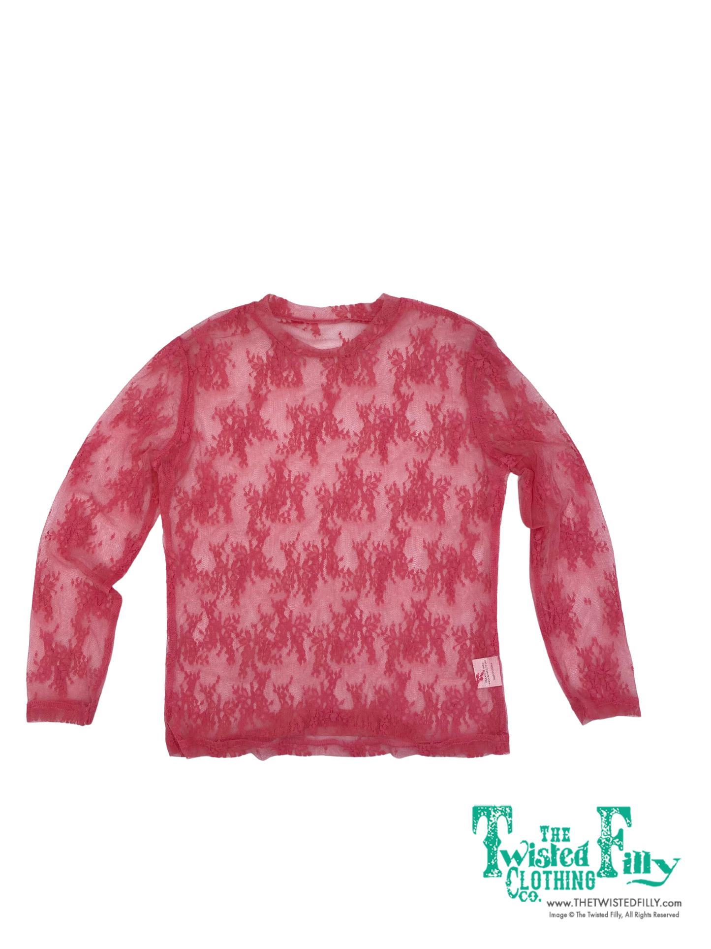 Lace LS Top - Youth - Assorted Colors