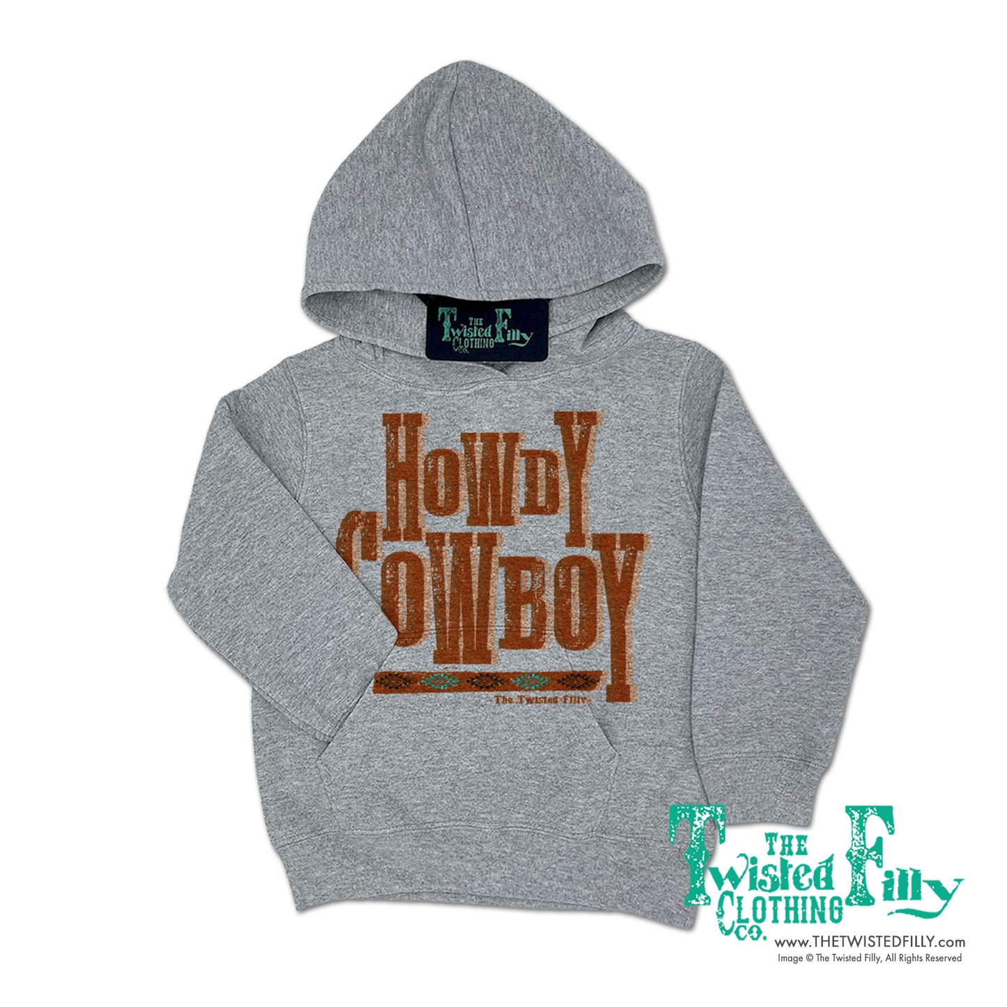 Howdy Cowboy - Toddler Girls Hoodie - Assorted Colors