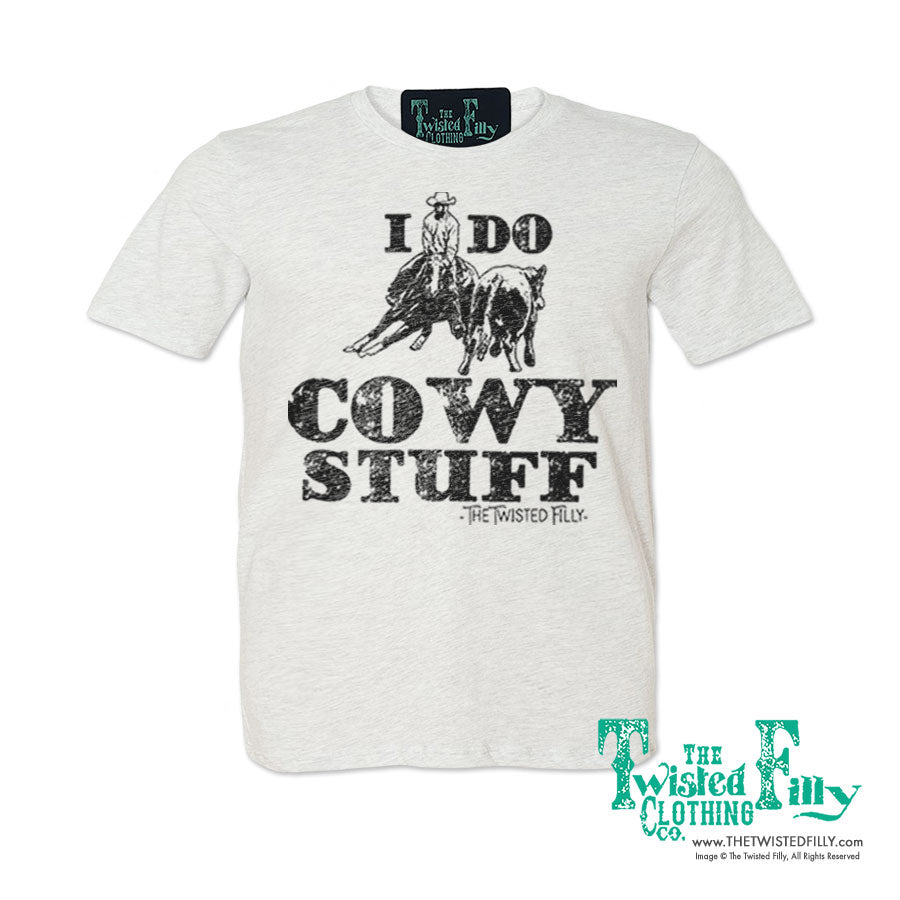 I Do Cowy Stuff - S/S Adult Crew Neck Unisex Tee - Assorted Colors