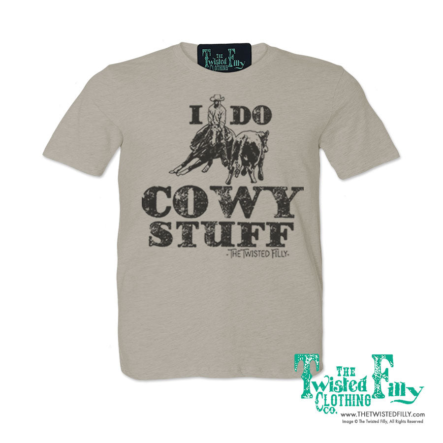 I Do Cowy Stuff - S/S Adult Crew Neck Unisex Tee - Assorted Colors