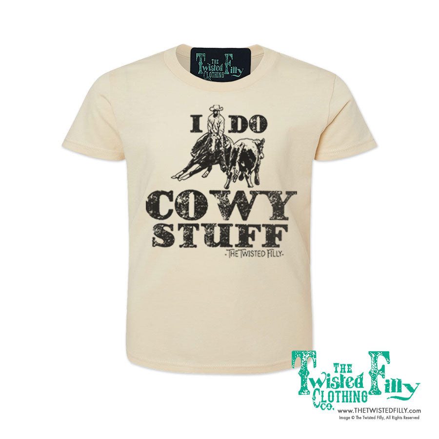 I Do Cowy Stuff - S/S Adult Crew Neck Unisex Tee - Assorted Colors