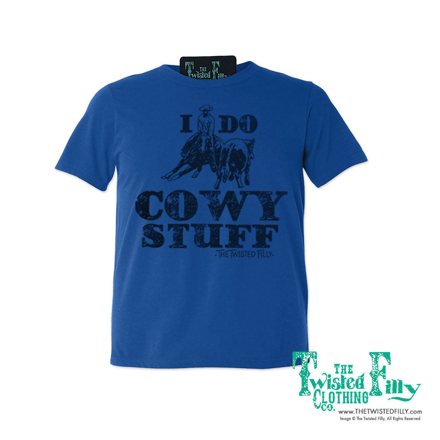 I Do Cowy Stuff - S/S Adult Crew Neck Unisex Tee - Assorted Colors