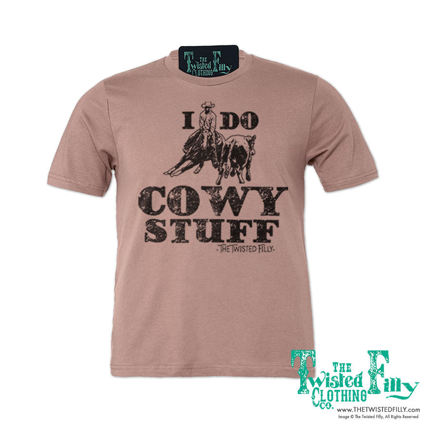 I Do Cowy Stuff - S/S Adult Crew Neck Unisex Tee - Assorted Colors