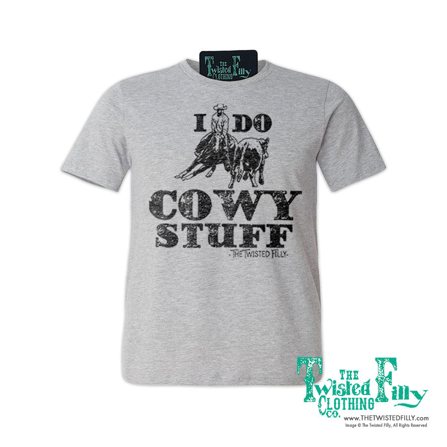 I Do Cowy Stuff - S/S Adult Crew Neck Unisex Tee - Assorted Colors