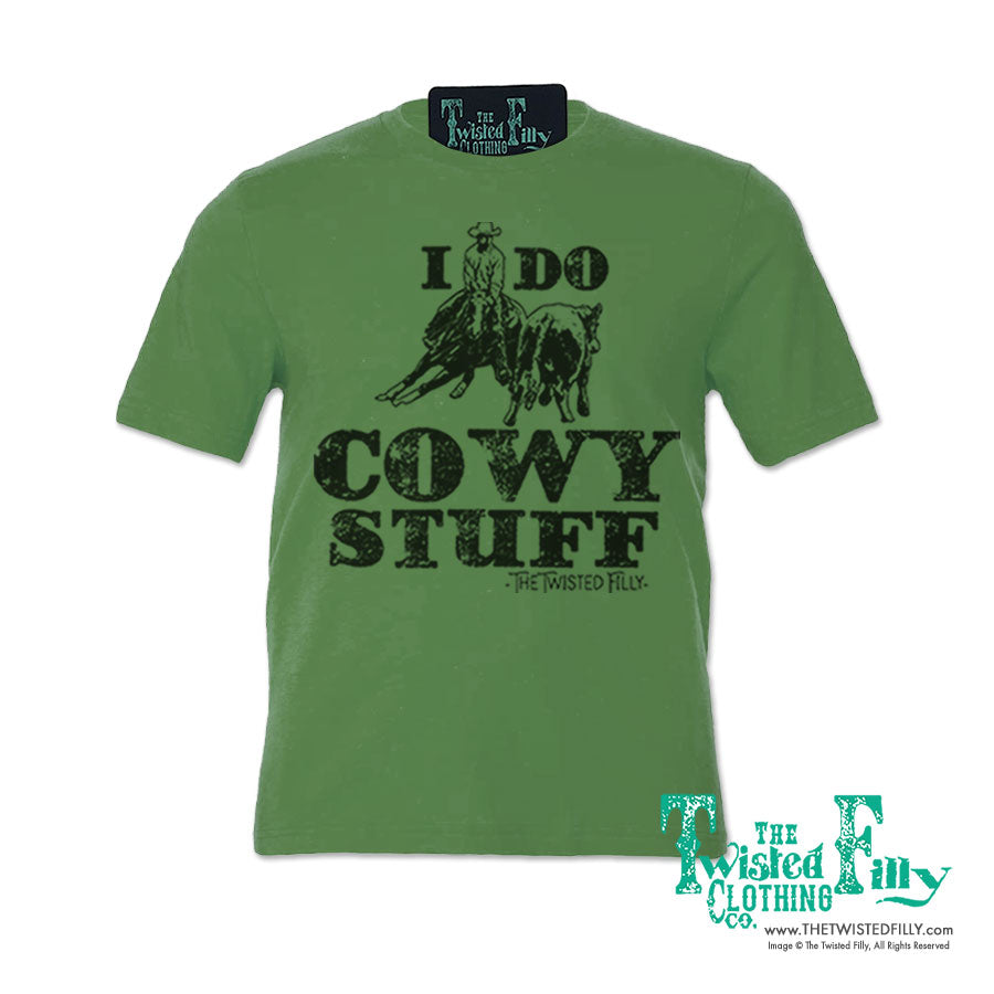 I Do Cowy Stuff - S/S Adult Crew Neck Unisex Tee - Assorted Colors