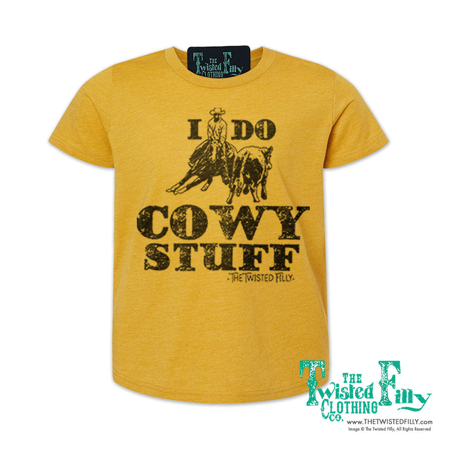 I Do Cowy Stuff - S/S Adult Crew Neck Unisex Tee - Assorted Colors