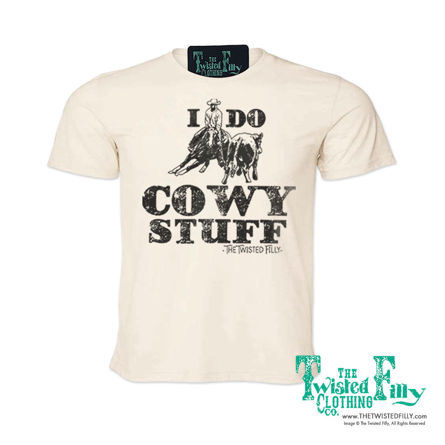 I Do Cowy Stuff - S/S Adult Crew Neck Unisex Tee - Assorted Colors