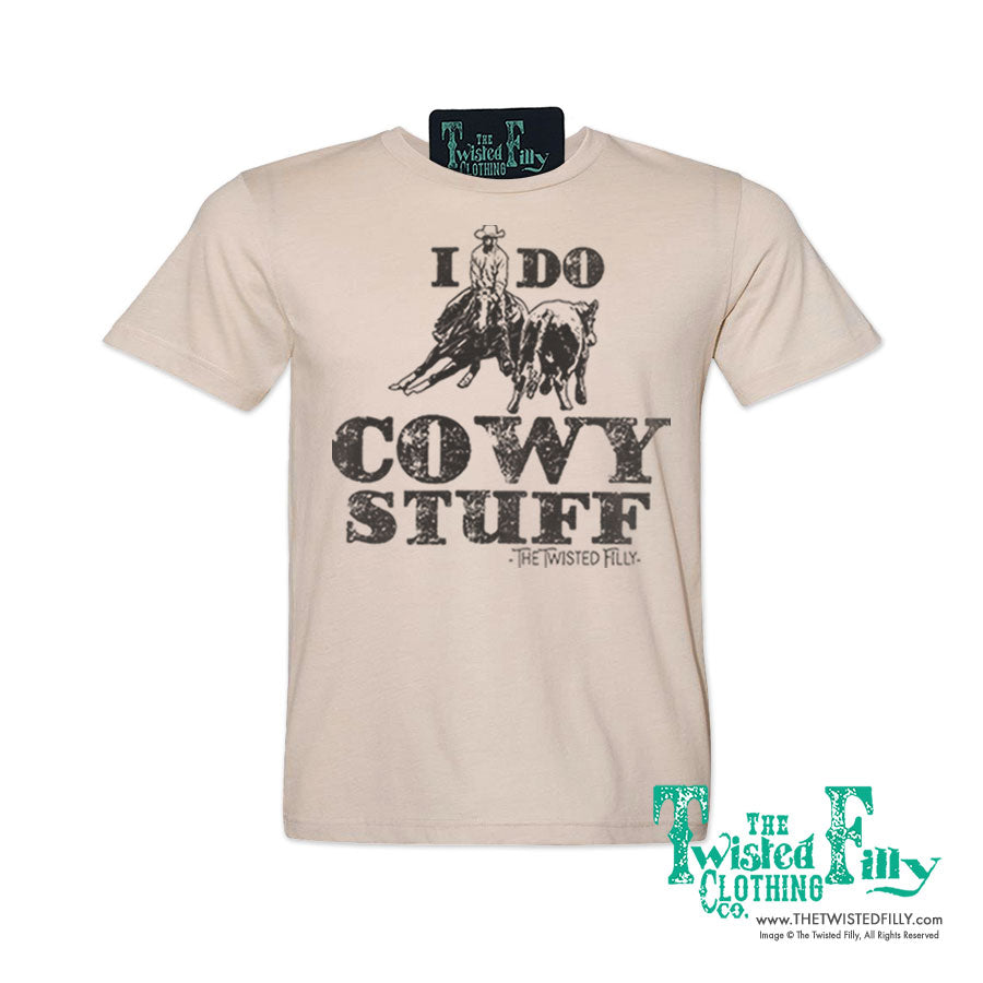 I Do Cowy Stuff - S/S Adult Crew Neck Unisex Tee - Assorted Colors