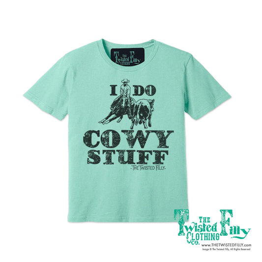 I Do Cowy Stuff - S/S Adult Crew Neck Unisex Tee - Assorted Colors