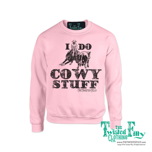 I Do Cowy Stuff - Adult Sweatshirt - Assorted Colors
