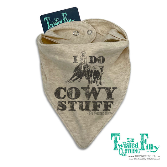 I Do Cowy Stuff - Infant Bandana Bib - Assorted Colors