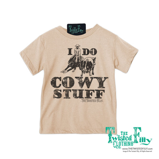 I Do Cowy Stuff - S/S Toddler Tee - Assorted Colors