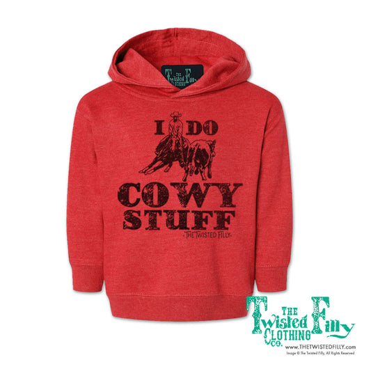 I Do Cowy Stuff - Toddler Hoodie - Assorted Colors