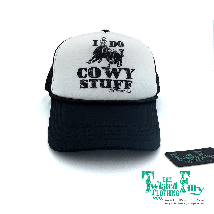 I Do Cowy Stuff - Infant/Toddler Foam Snapback Trucker Hat - Assorted Colors