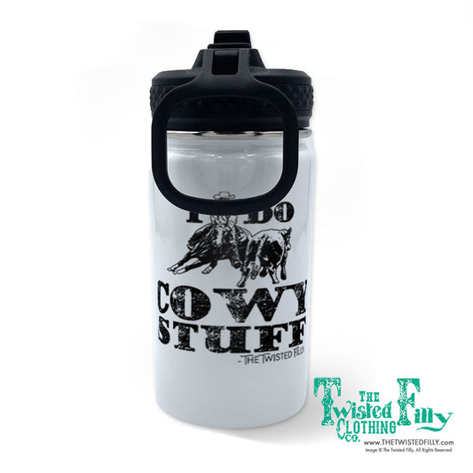 I Do Cowy Stuff -  Youth Stainless Steel Water Bottle Tumbler