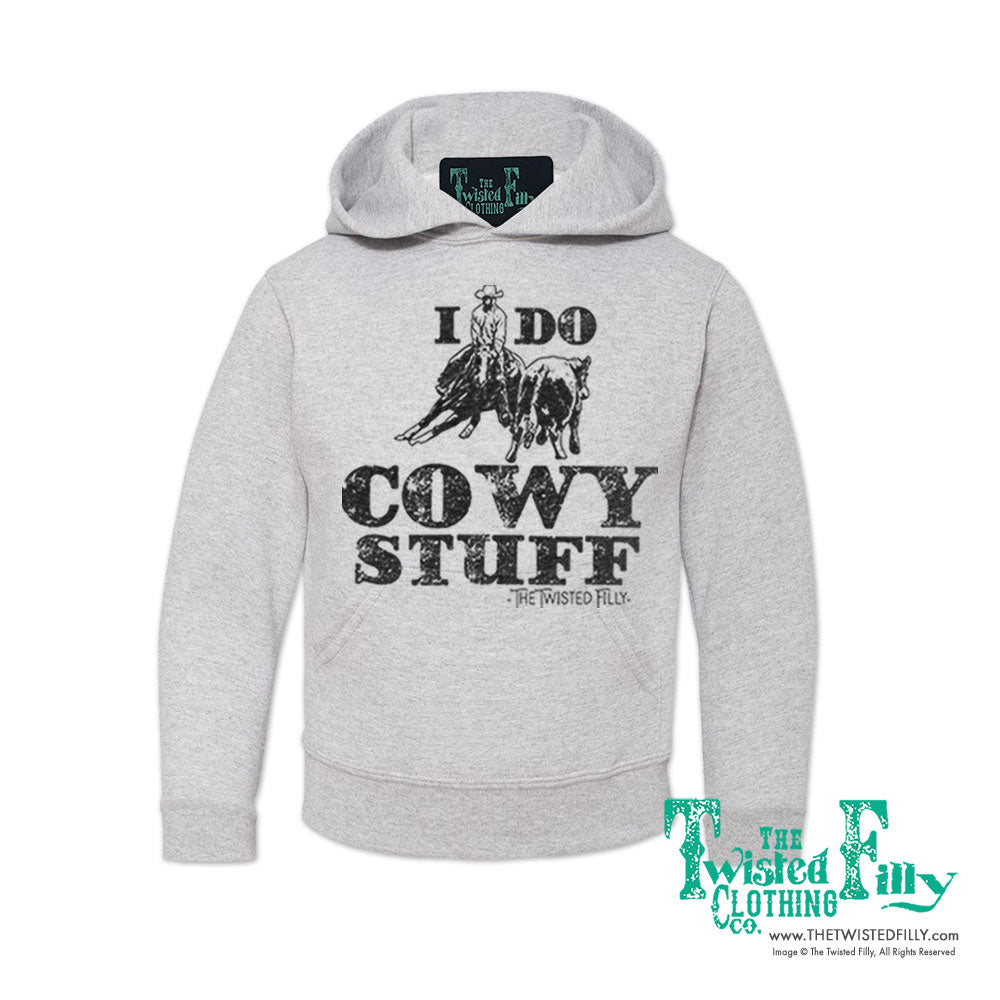 I Do Cowy Stuff - Youth Hoodie - Assorted Colors