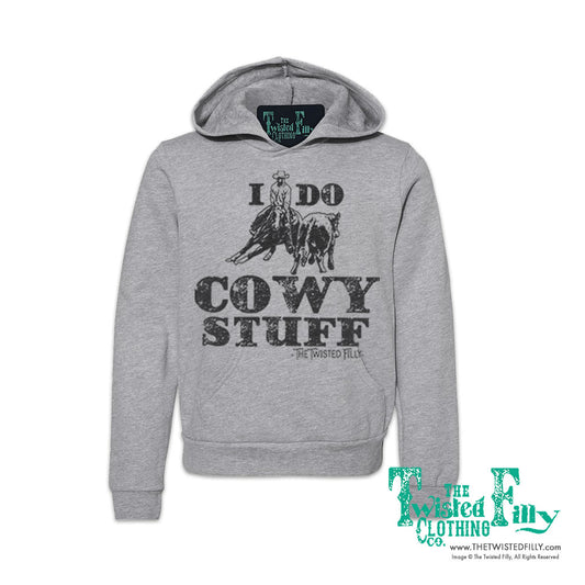 I Do Cowy Stuff - Youth Hoodie - Assorted Colors