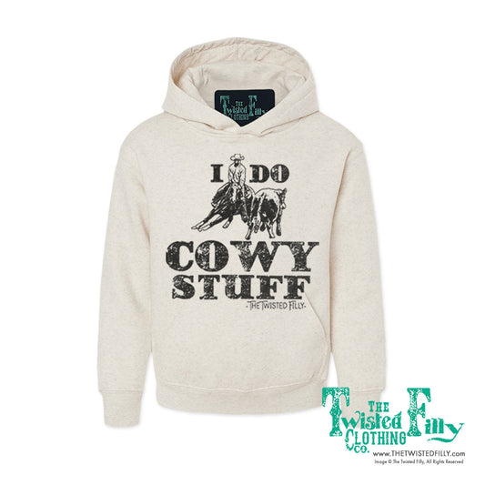 I Do Cowy Stuff - Youth Hoodie - Assorted Colors