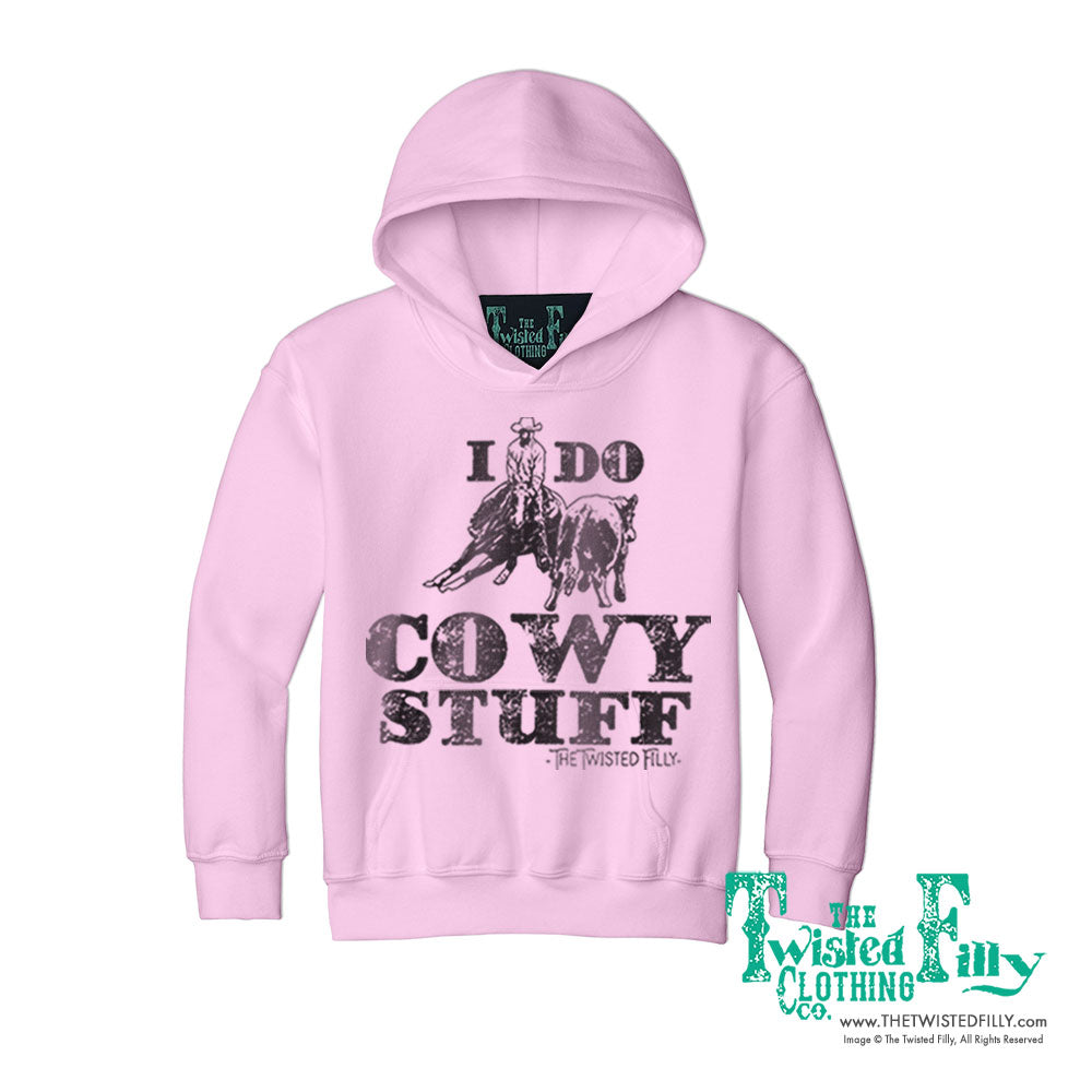 I Do Cowy Stuff - Youth Hoodie - Assorted Colors