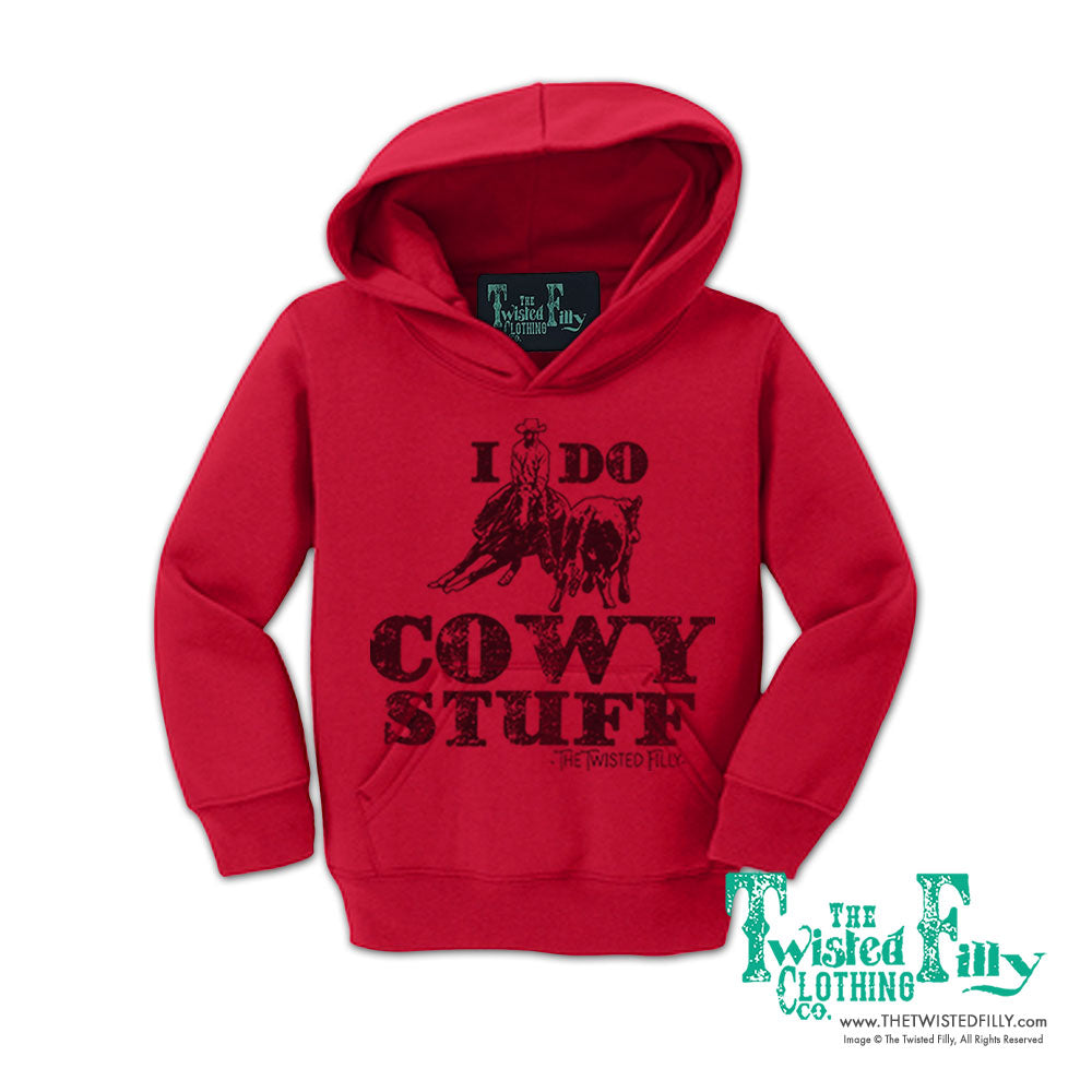 I Do Cowy Stuff - Youth Hoodie - Assorted Colors