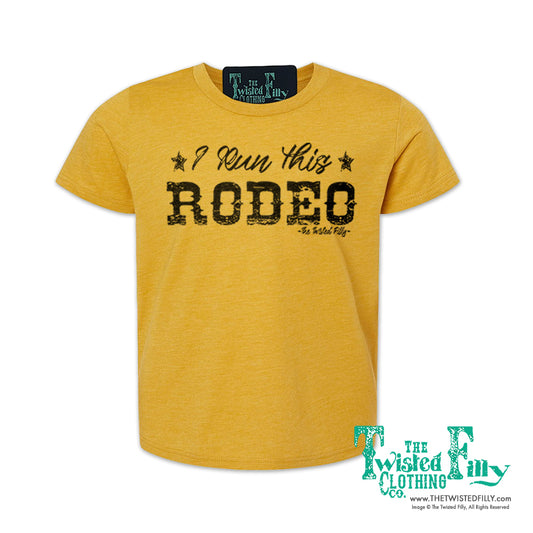 I Run This Rodeo - S/S Boys Youth Tee - Assorted Colors