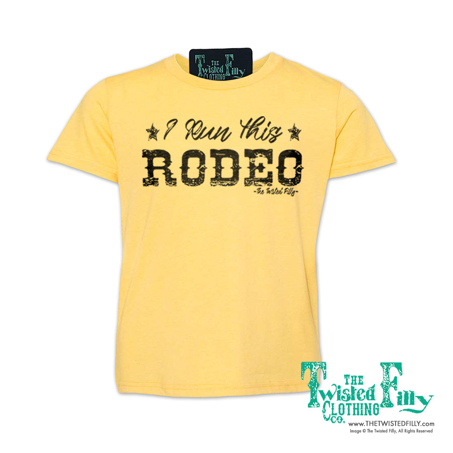 I Run This Rodeo - S/S Boys Youth Tee - Assorted Colors