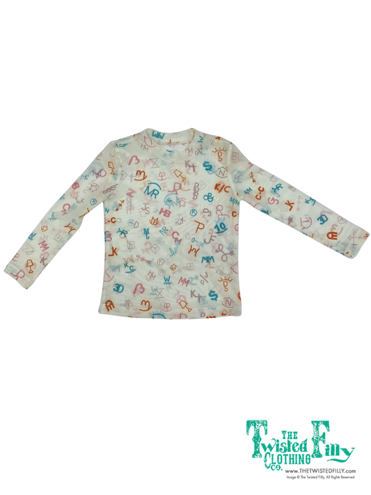 Ivory Brand - Toddler LS Mesh Top