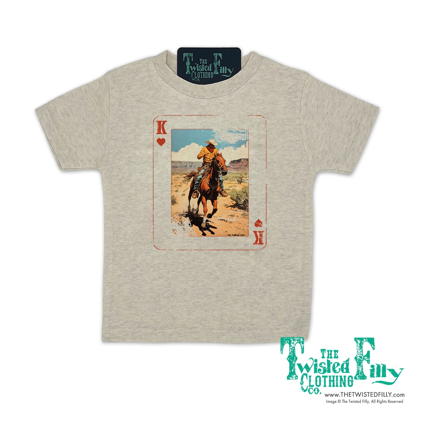 King Of Hearts - Infant Tee - Oatmeal