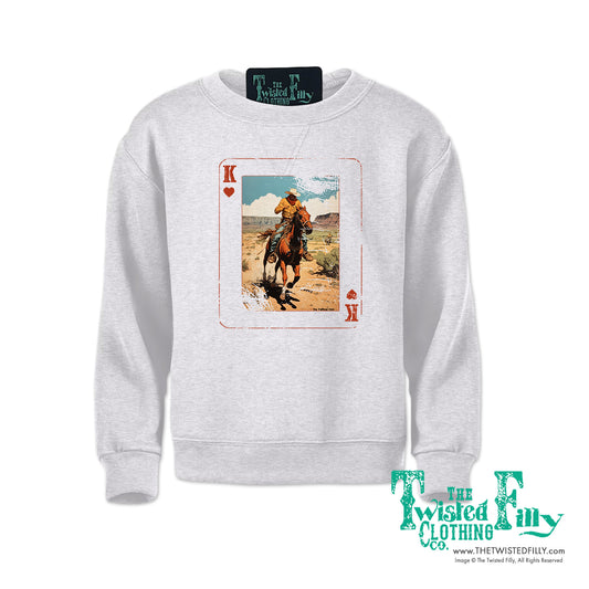 King Of Hearts - Youth Sweatshirt - Assorted Colors